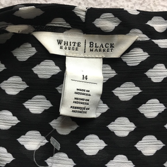 Whbm criss cross draped sheer wrap top - Picture 7 of 8